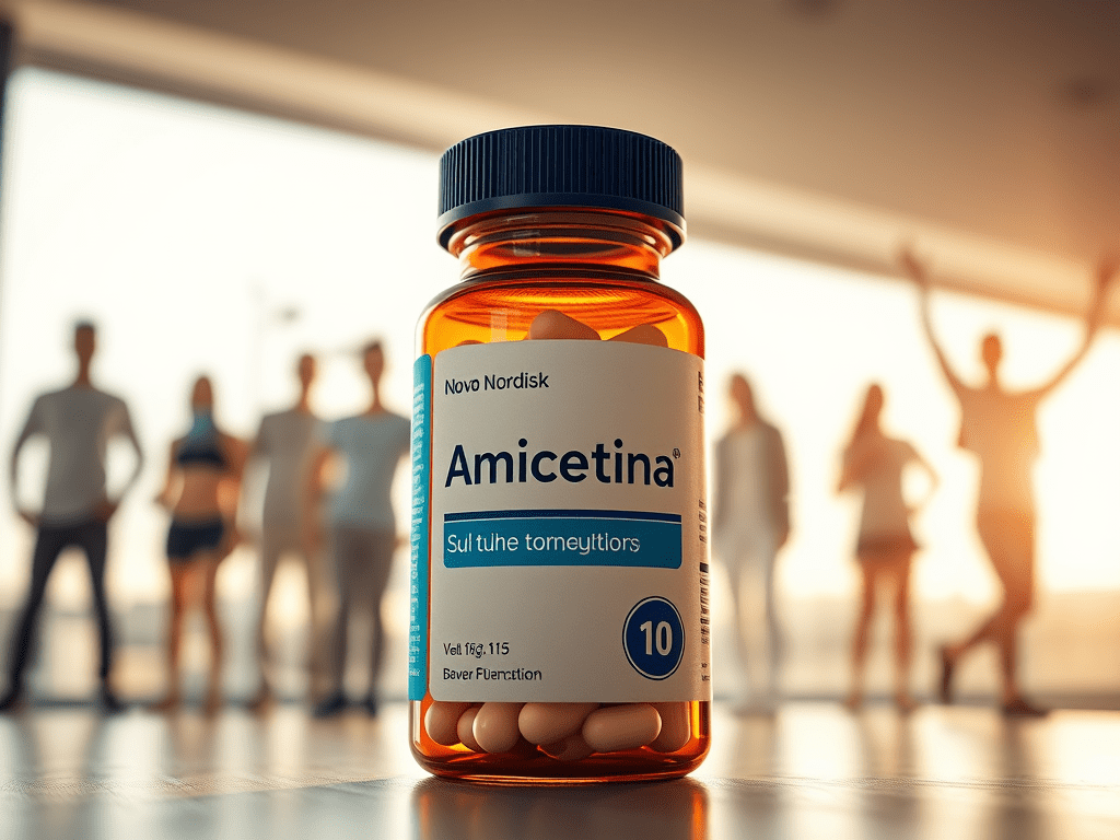 Pérdida de Peso del 13% con Amicretina en 12&nbsp;Semanas