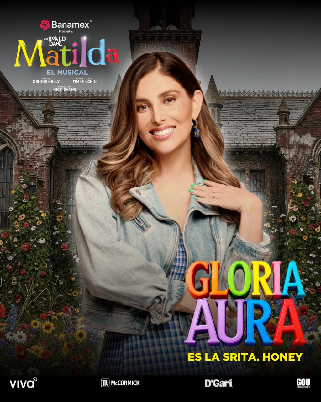Gloria Aura Brilla como la Señorita Honey en&nbsp;Matilda