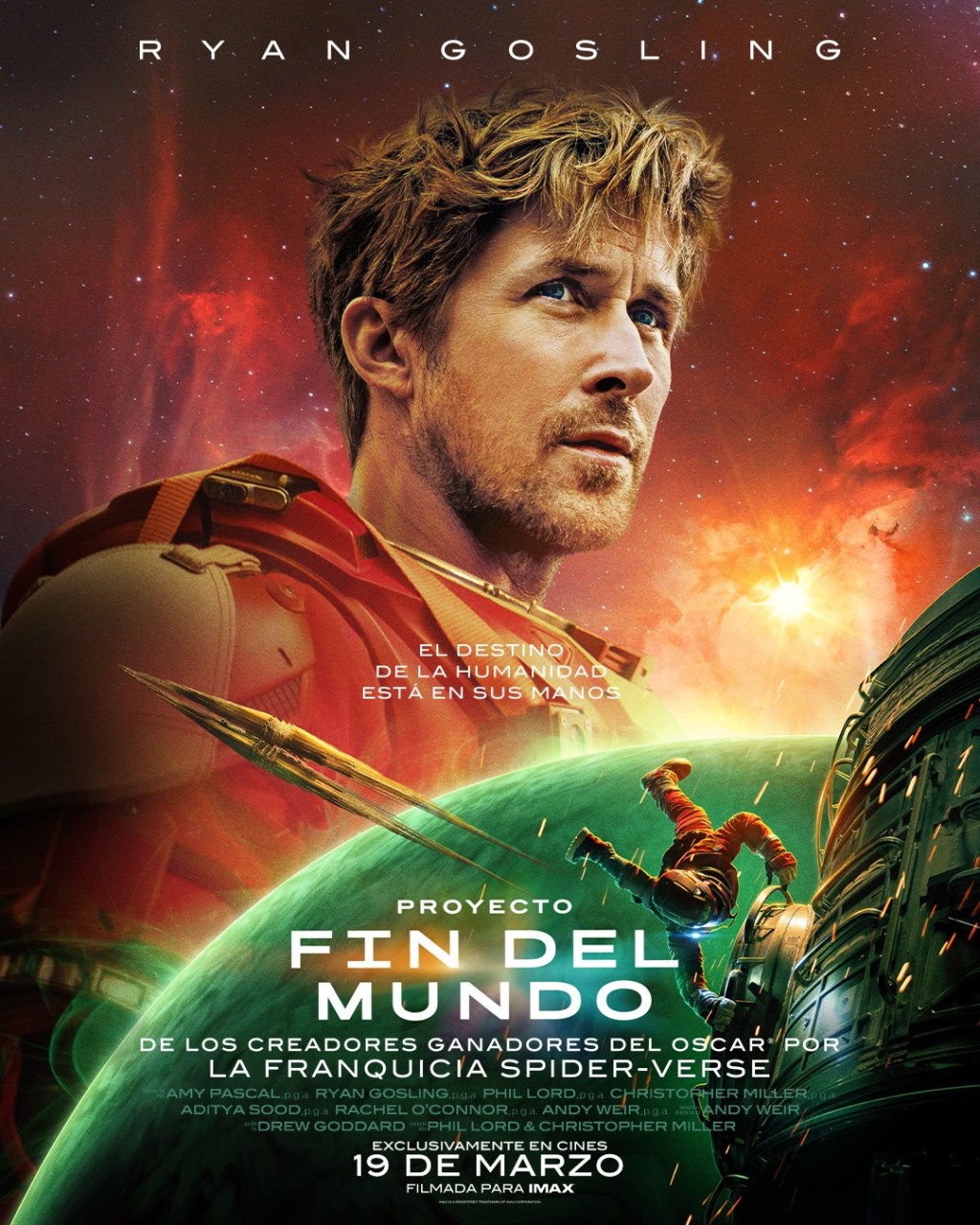 Proyecto Fin del Mundo: La odisea de Ryan Gosling que redefine la ciencia&nbsp;ficción